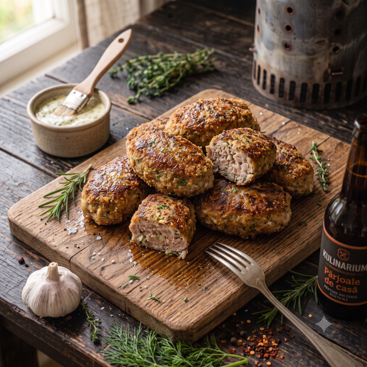 Pârjoale de casă din carne de porc